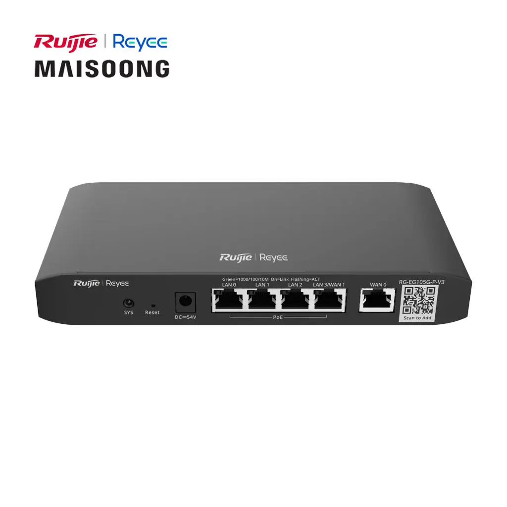 RG-EG105G-P-V3 1 Reyee Cloud Managed PoE Router